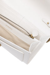 White Leather One Simply Love Mini Bag