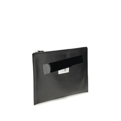 Black Calf Leather Bos Taurus Clutch Bag