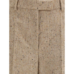 Palazzo Trousers in Bottona Natté