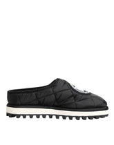 Black Nylon Low Top Slip On Sneaker Shoes