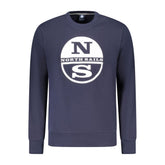 Blue Cotton Men's Sweatshirt