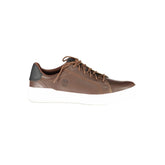 Marrone Polyurethane Men Sneaker