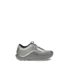 Gray Polyamide Athletic Sneakers