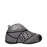 Black Cotton Sneakers