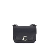 Black Calf Leather Bos Taurus Shoulder Bag