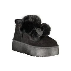 Nero Polyester Woman Ankle Boot