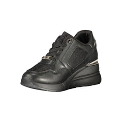 Nero Polyurethane Women Sneaker
