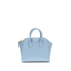 Light Blue Calf Leather Bos Taurus Handbag