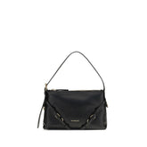 Black Calf Leather Bos Taurus Shoulder Bag