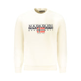 Beige Cotton Men Sweater