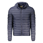Blu Polyester Men's Jacket