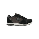 Black Leather Men Sneaker