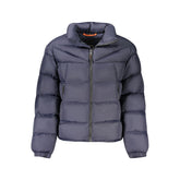 Blue Polyamide Men Jacket