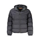 Black Polyamide Men Jacket