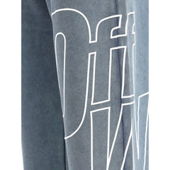 Blue Cotton Joggers (Workout Pants)