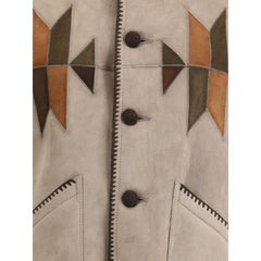 Reversible Rigel Suede Shearling Jacket