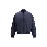 Blue Recycled Polyamide Bomber