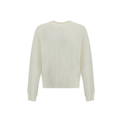 Crew-neck sweater in merino wool