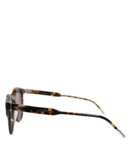 DG4334B Brown Tortoiseshell Round Frame Shades Sunglasses