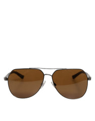 Black Steel Frame Basalto Collection Shades Sunglasses