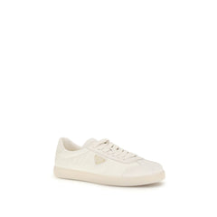 Beige Polyamide Low Top Sneakers