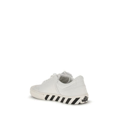 White Calf Leather Bos Taurus Low Top Sneakers