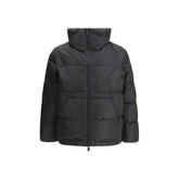 Black Polyamide Full-Length Jacket