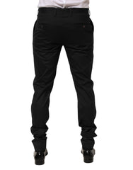 Black Cotton Formal Dress Men Trouser Pants
