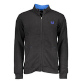 Black Polyester Men's Sweatshirt