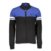Black Cotton Men Cardigan