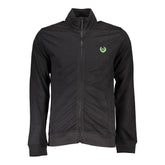 Black Cotton Men's Sweatshirt