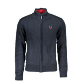 Blue Cotton Men's Cardigan