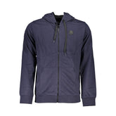Blue Cotton Men's Hoodie