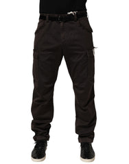 Brown Re-Edition Cotton Men Cargo Pants