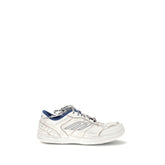 Gray Calf Leather Bos Taurus Athletic Sneakers