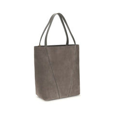 Gray Calf Leather Bos Taurus Shoulder Bag