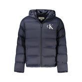 Blue Polyamide Jackets & Coat