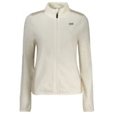 Bianco Polyester Women Sweatshirt