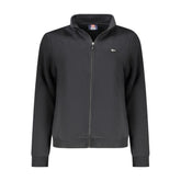 Black Cotton Women Sweatshirt