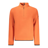Arancione Polyester Men Sweatshirt