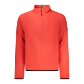 Red Polyester Men's Sweatshirt