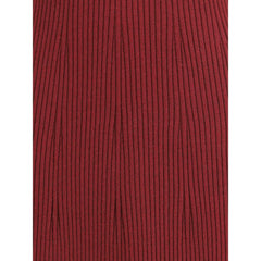 Bordeaux Cashmere Casual Dress