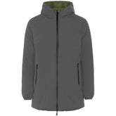 Gray Polyester Jackets & Coat