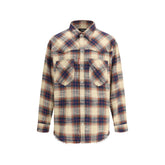 Brown Cotton Pattern Shirt