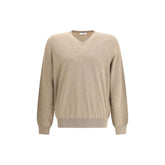 Beige Fleece Wool Sweatshirt