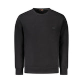 Black Cotton Men's Sweatshirt
