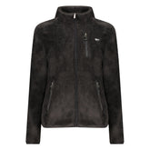Black Polyester Women Sweatshirt