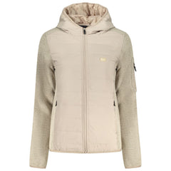 Beige Polyester Women's Jacket