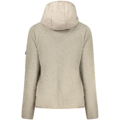 Beige Polyester Women's Jacket