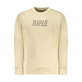 Beige Cotton Men Sweatshirt
